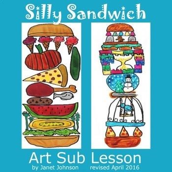 sandwiches made of art work 