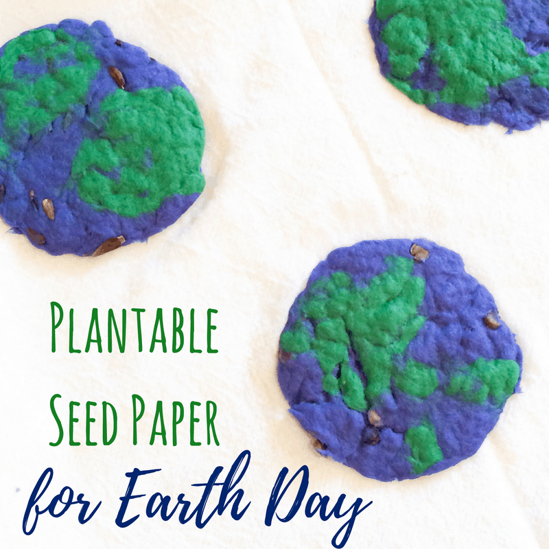 earth shaped seed paper