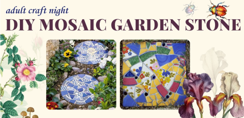 homemade mosaic stepping stones 